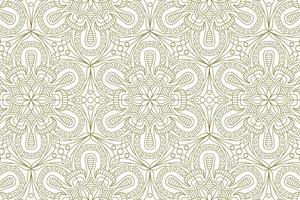 gold line pattern ethnic background vector