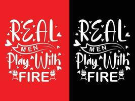 BBQ typography t shirt design vector