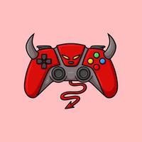 Devil joystick game Illustration Controller Vector