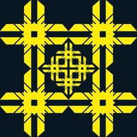 Abstract yellow pattern vector