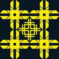 Abstract yellow pattern vector