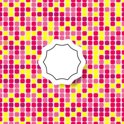 Bright material color seamless background set, cards with abstract geometric elements, patterns fashion trend. Vector.