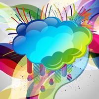 Abstract background, cloud, drop. vector