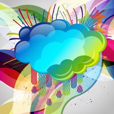 Abstract background, cloud, drop.