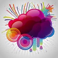 Abstract background, cloud, drop. vector
