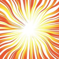 Sun's rays or explosion vector background for design speed, movement and energy.