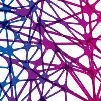 fondo de red de neurona abstracta, ilustración digital de diseño gráfico vectorial.