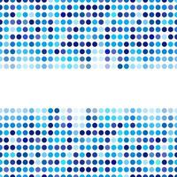 Mosaic background random dark and light blue circles, vector pattern of polka dots, neutral versatile pattern for business techno style design. Decoration of the booklet, broadsheet, flysheet, poster.
