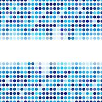 Mosaic background random dark and light blue circles, vector pattern of polka dots, neutral versatile pattern for business techno style design. Decoration of the booklet, broadsheet, flysheet, poster.