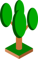 diseño de icono de árbol png