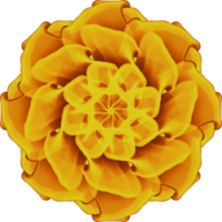 icône de fleur de mandala png