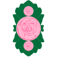 rosa flor acuarela png