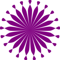 design de ícone de flor png