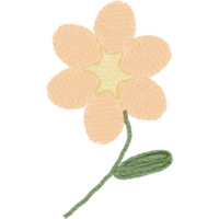 ícone de flor de elemento png