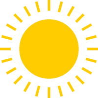 disegno dell'icona del sole png