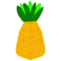 design de ícone de abacaxi png