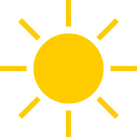 icona del sole design png