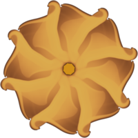 conception de fleur de mandala png