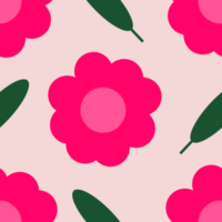 roze bloemenpatroon png