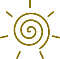 disegno dell'icona a spirale png