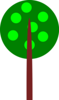 diseño de icono de árbol png