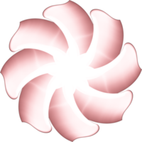 conception de fleur de mandala png