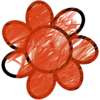 ícone de flor de elemento png