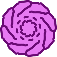 diseño de icono de flor png