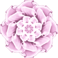 ícone de flor mandala png