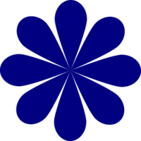 conception d'icône de fleur png