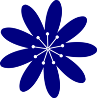 diseño de icono de flor png