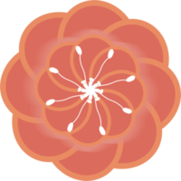 ícone de flor de elemento png