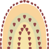 conception d'élément arc-en-ciel png