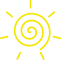 diseño de icono de espiral png