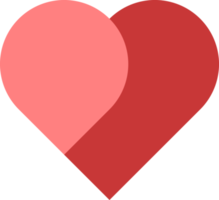 desenho de ícone de coração png