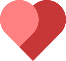 diseño de icono de corazón png