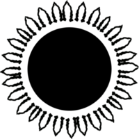 disegno dell'icona del sole png