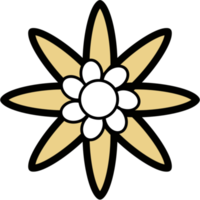 icône de forme de fleur png