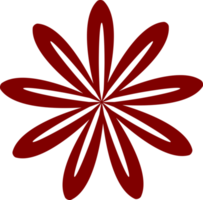 diseño de icono de flor png