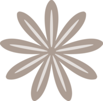 diseño de icono de flor png