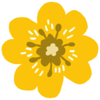 icono de flor de elemento png