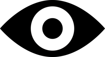 design de ícone de olho png