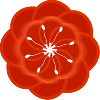 ícone de flor de elemento png