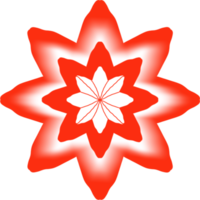 star with flower png