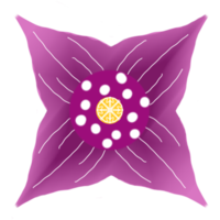 ícone de flor de elemento png