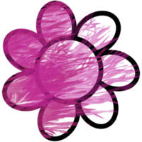 icono de flor de elemento png