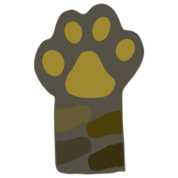 cat paw element png