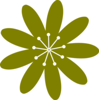 design de ícone de flor png