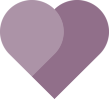 diseño de icono de corazón png