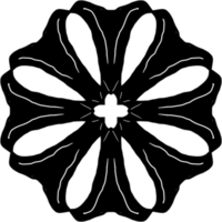 mandala blomma element png